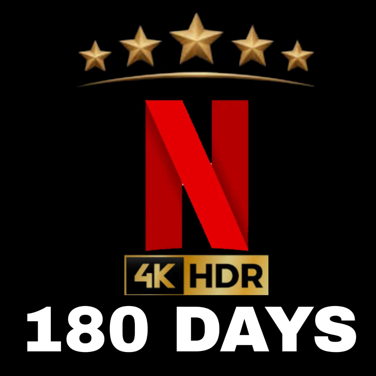 Shared Account - NETFLIX 180 days 4K UHD Premium - 6 Months