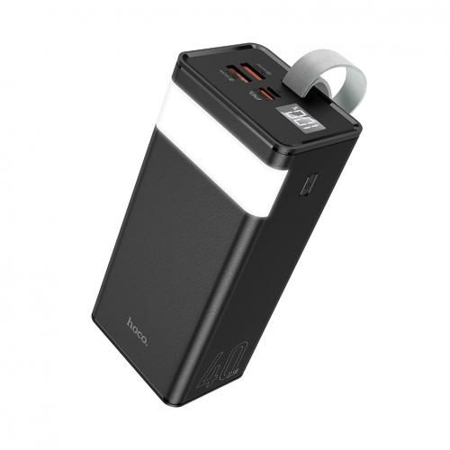 Hoco Power Bank 40000 Mah – J86- Chargement super rapide 3.0 – 22.5W – Noir